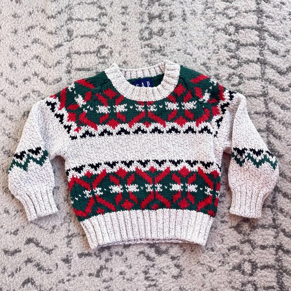 Baby Gap Heavyweight Holiday Sweater XXS - Picture 1 of 5